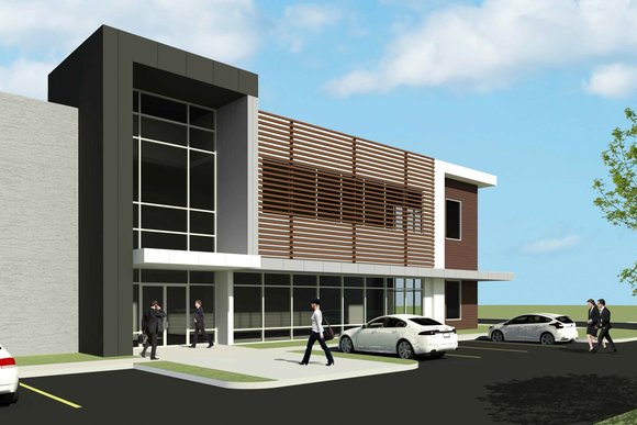 Upcoming data center campus in Hammond - 3D render